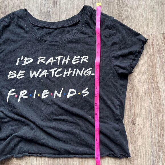 Women's Black Friends tv show sitcom Crop-top - Picture 3 of 3